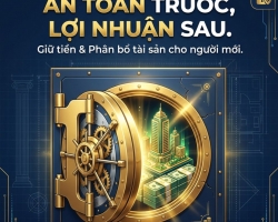 GIỮ TIỀN VÀ PHÂN BỔ TÀI SẢN CHO NGƯỜI MỚI: AN TOÀN TRƯỚC, LỢI NHUẬN SAU