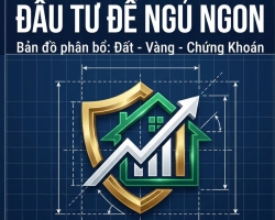 CẨM NANG KẾT HỢP ĐẤT, VÀNG VÀ CHỨNG KHOÁN ĐỂ GIỮ TIỀN AN TOÀN HƠN