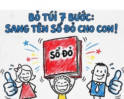 BỎ TÚI 7 BƯỚC SANG TÊN SỔ ĐỎ TỪ CHA MẸ SANG CON