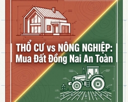 PHÂN BIỆT ĐẤT THỔ CƯ VÀ ĐẤT NÔNG NGHIỆP: BÍ QUYẾT MUA ĐẤT ĐỒNG NAI AN TOÀN