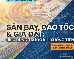TÁC ĐỘNG CỦA SÂN BAY VÀ CAO TỐC ĐẾN GIÁ ĐẤT: HIỂU ĐÚNG TRƯỚC KHI XUỐNG TIỀN