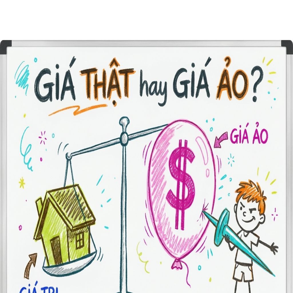 Ảnh minh hoạ bài viết: CÁCH PHÂN BIỆT GIÁ TRỊ THẬT VÀ GIÁ ẢO KHI CHỌN BẤT ĐỘNG SẢN ĐỂ Ở