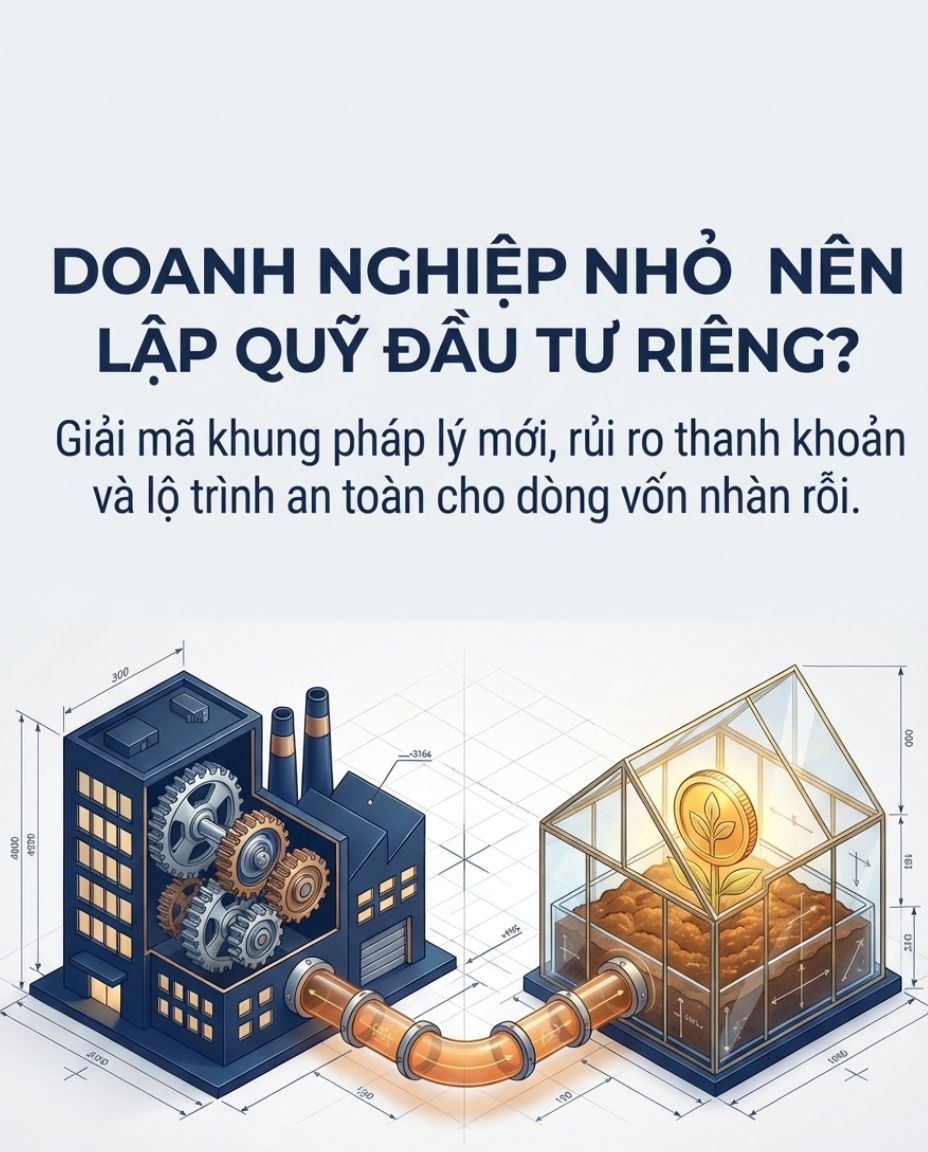 Ảnh minh hoạ bài viết: DOANH NGHIỆP NHỎ CÓ NÊN LẬP QUỸ ĐẦU TƯ RIÊNG? CÂU TRẢ LỜI NẰM Ở THỜI ĐIỂM NÀY