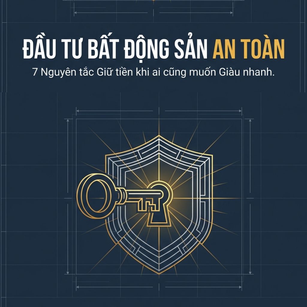 Ảnh minh hoạ bài viết: ĐẦU TƯ BẤT ĐỘNG SẢN AN TOÀN: 7 NGUYÊN TẮC GIỮ TIỀN KHI AI CŨNG MUỐN GIÀU NHANH